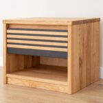 Szafka Nocna Dębowa - Styl Loftowy Kopenhaga