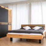 Szafa Dębowa 5D z Potrójnymi Drzwiami Szklanymi - Kopenhaga