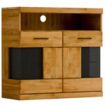 Wąska Komoda Drewniana 45 cm – Avero 05