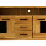 Komoda Dębowa 125 cm 3 Szuflady – Avero 14