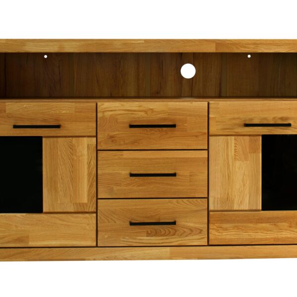 Komoda Dębowa 125 cm 3 Szuflady – Avero 14