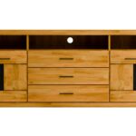 Szeroka Komoda Dębowa 180 cm – Avero 18