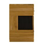 Wąska Szafka RTV Dębowa – Avero 43