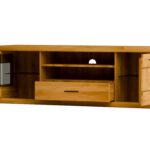 Szafka RTV Dębowa 160 cm Nowoczesna – Avero 46