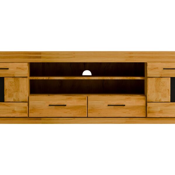 Szafka RTV Dębowa 180 cm – Avero 48