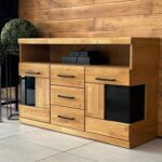 Komoda Dębowa 125 cm 3 Szuflady – Avero 14