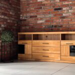 Szeroka Komoda Dębowa 180 cm – Avero 18