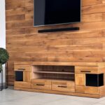 Szafka RTV Dębowa 180 cm – Avero 48