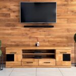 Szafka RTV Dębowa 180 cm – Avero 48