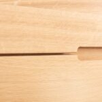 Pojemna drewniana komoda Macari 3L