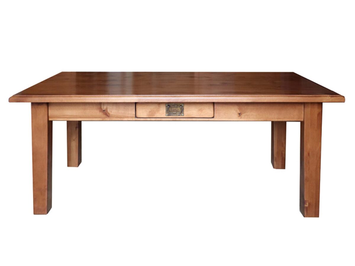 Drewniana Ława z Szufladą do Salonu MENDOZ