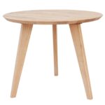 Dębowa Ława Okrągła Basic 50 cm