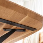 Dębowy Stół na Metalowych Nogach Fressa