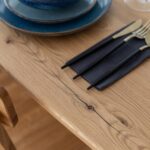 Dębowy Stół na Metalowych Nogach Fressa