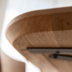 Dębowy Stół na Metalowych Nogach Fressa