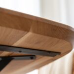 Dębowy Stół na Metalowych Nogach Fressa