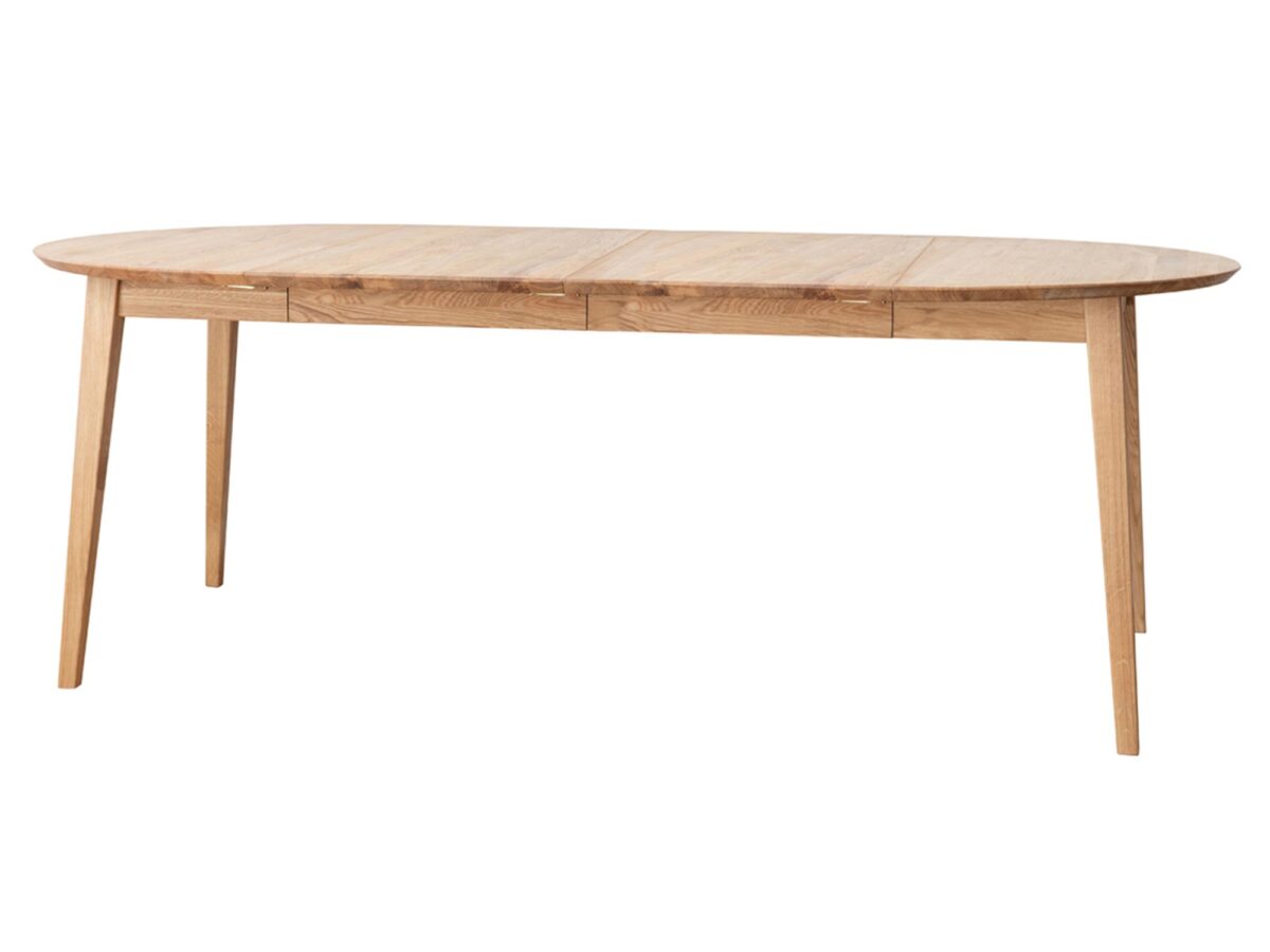 Stół Dębowy Okrągły Basic Rozsuwany