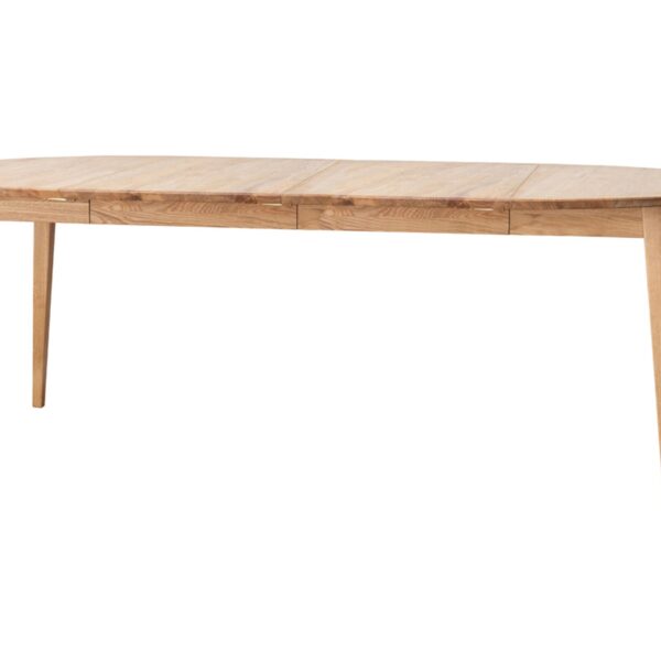 Stół Dębowy Okrągły Basic Rozsuwany