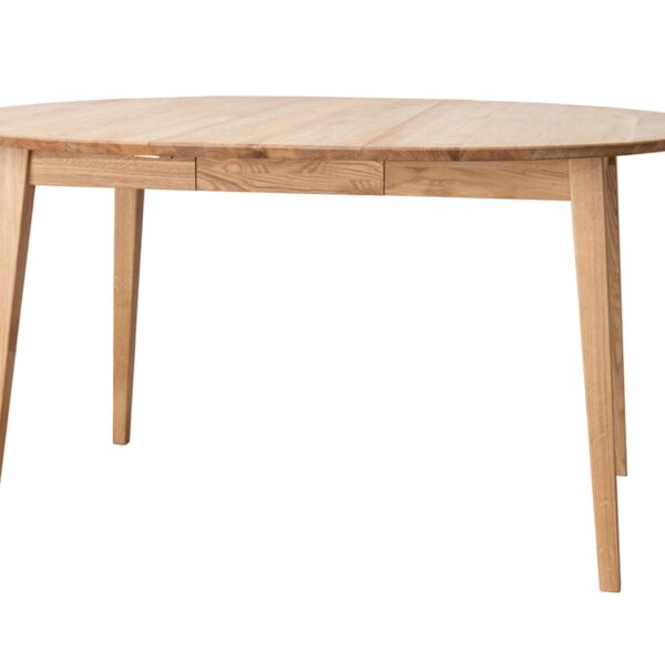 Rozsuwany Stół Dębowy Okrągły Basic