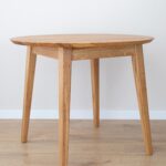 Okrągły Stół Dębowy 90 cm Basic