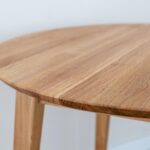 Okrągły Stół Dębowy 90 cm Basic