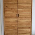 Dębowa Szafa Dwudrzwiowa na Nóżkach ALAMOS LOFT