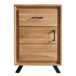 Drewniana Szafka Nocna na Nóżkach ALAMOS LOFT