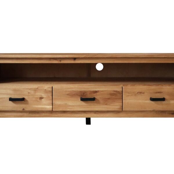 Szafka RTV Dębowa na Nóżkach ALAMOS LOFT