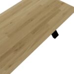 Stół Dębowo-Metalowy z Krzyżakiem – Metron