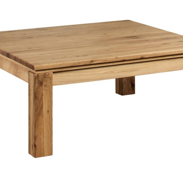 Stolik kawowy z drewnianymi nogami Akita