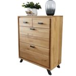 Szafka na Buty Alamos Loft z Litego Drewna Dębowego