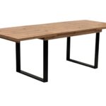 Stół Rozkładany Nowoczesny z Metalowymi Nóżkami – Metron