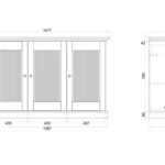 Klasyczna nowoczesna sosnowa komoda Kalari