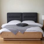 Łóżko Dębowe z Pojemnikiem i Nowoczesnym Designem Surara