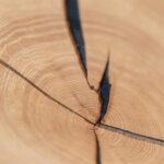 Industrialna Witryna Wisząca Dębowa Czarne Szkło Loftwood