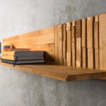 Designerska Półka Dębowa Sole