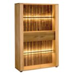 Witryna Dębowa w Naturalnym Stylu Sole