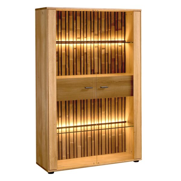 Witryna Dębowa w Naturalnym Stylu Sole