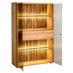 Witryna Dębowa w Naturalnym Stylu Sole