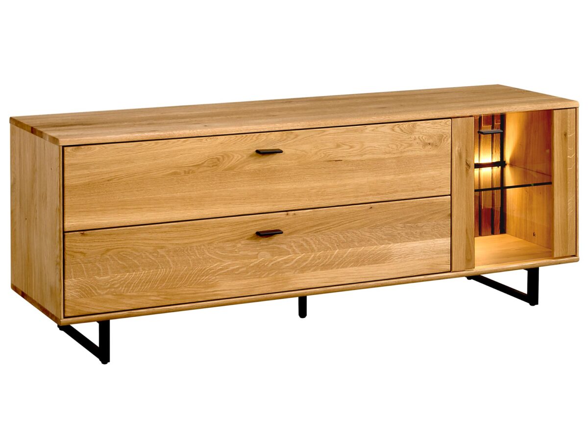 Elegancka Szafka Dębowa Pod Tv Sole