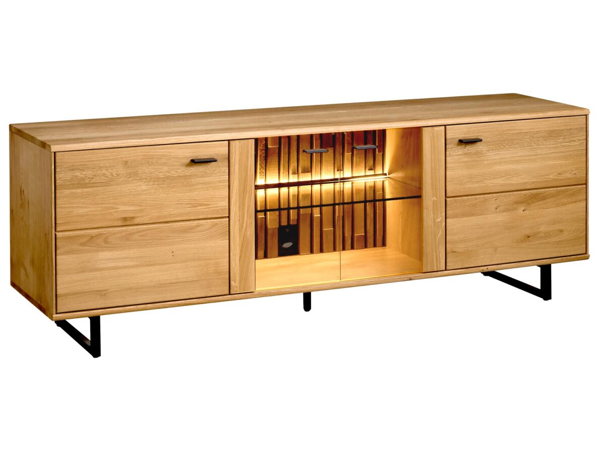 Nowoczesna Dębowa Szafka Rtv Sole