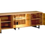 Nowoczesna Dębowa Szafka Rtv Sole