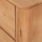 Drewniana komoda z litego drewna Lelina 3L