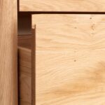 Drewniana komoda z litego drewna Lelina 3L