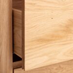 Drewniana komoda z litego drewna Lelina 3L