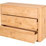 Drewniana komoda z litego drewna Lelina 3L