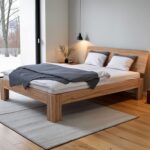 Łóżko Dębowe w Modnym Designie Cateresia A