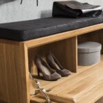 Drewniana szafka na buty z siedziskiem Toledo