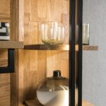 Drewniane półki wiszące Toledo