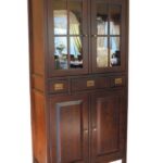 Wysoka Drewniana Witryna MENDOZ